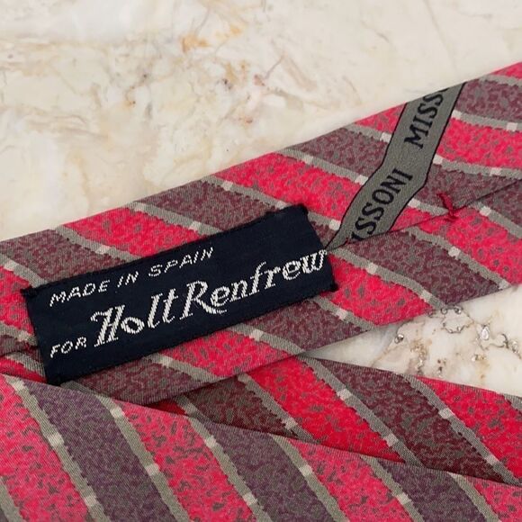 Vintage Missoni 100% Silk Tie Made in Spain Holt Renfrew - Picture 6 of 10